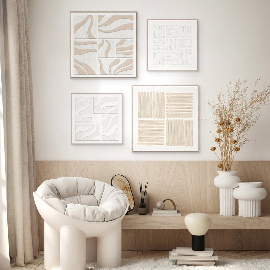 Wall Art, set of 4 frames